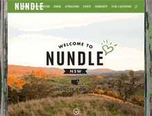 Tablet Screenshot of nundle.com.au